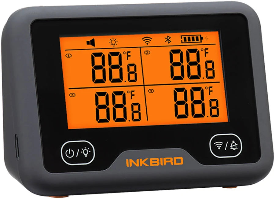 Inkbird Wireless Grill Thermometer WiFi & Bluetooth - IBBQ-4BW