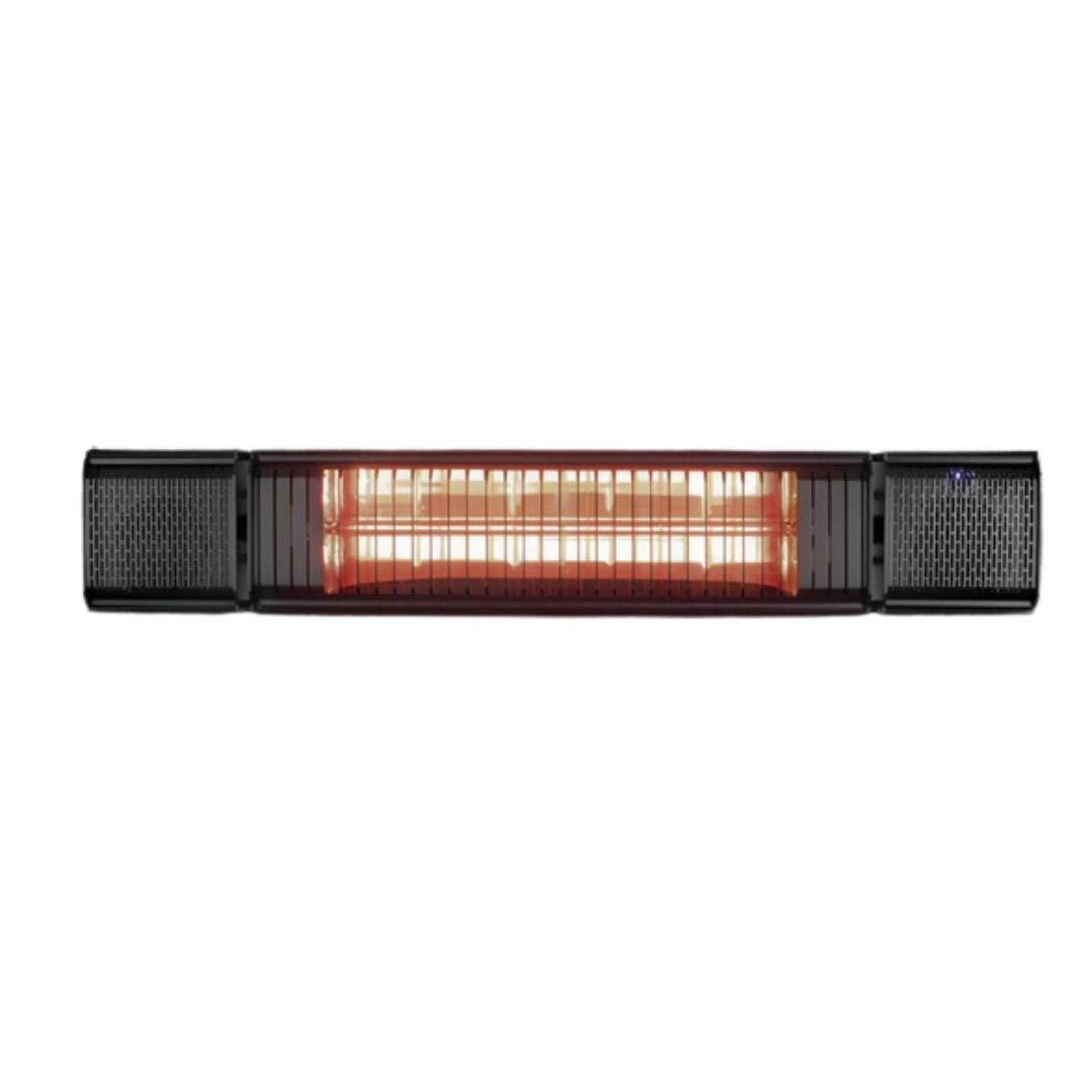 Heat and Beat Infrared Heater with Bluetooth Speakers - Smoked BBQ Co.