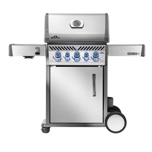 Napoleon Rogue Pro - S 525 SS 4 Burner BBQ with Infrared Sideburner - Smoked Bbq Co
