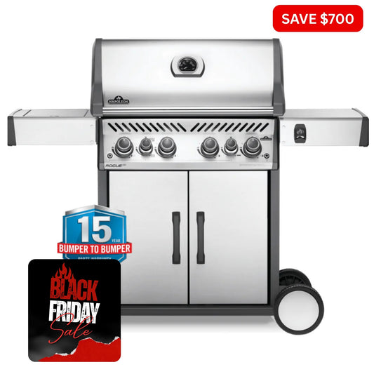 Napoleon Rogue Series 525 RSE Infrared Rear & Side Burner - Smoked Bbq Co