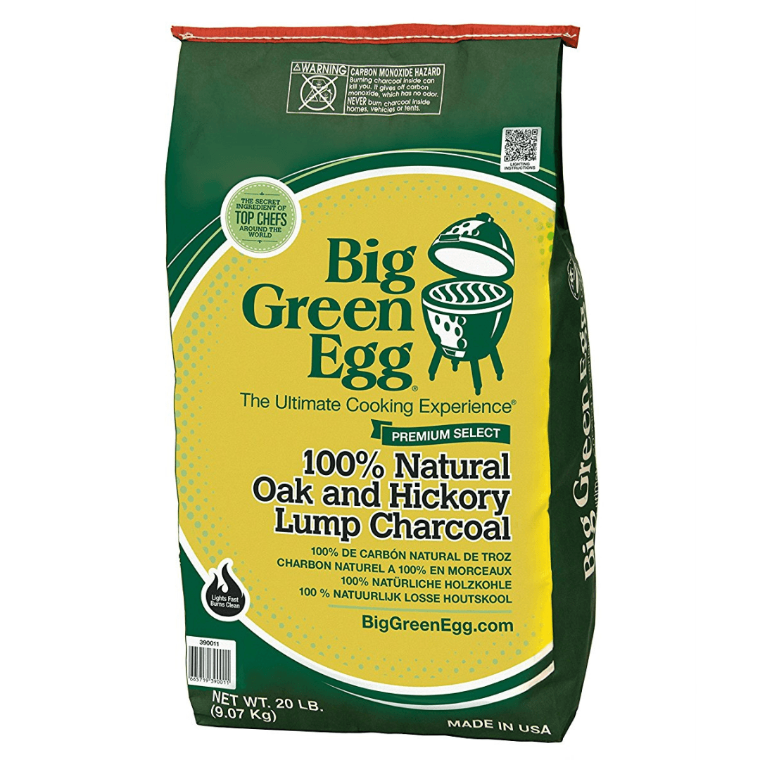 Big Green Egg '100 Oak & Hickory Natural Lump Charcoal' 9kg Smoked