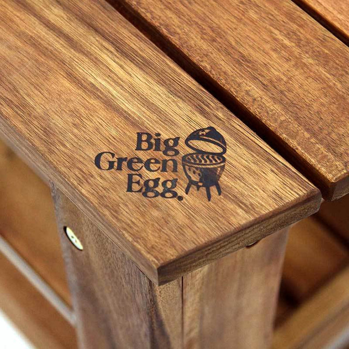 Big Green Egg 'Acacia Hardwood Table' - XL - Smoked Bbq Co