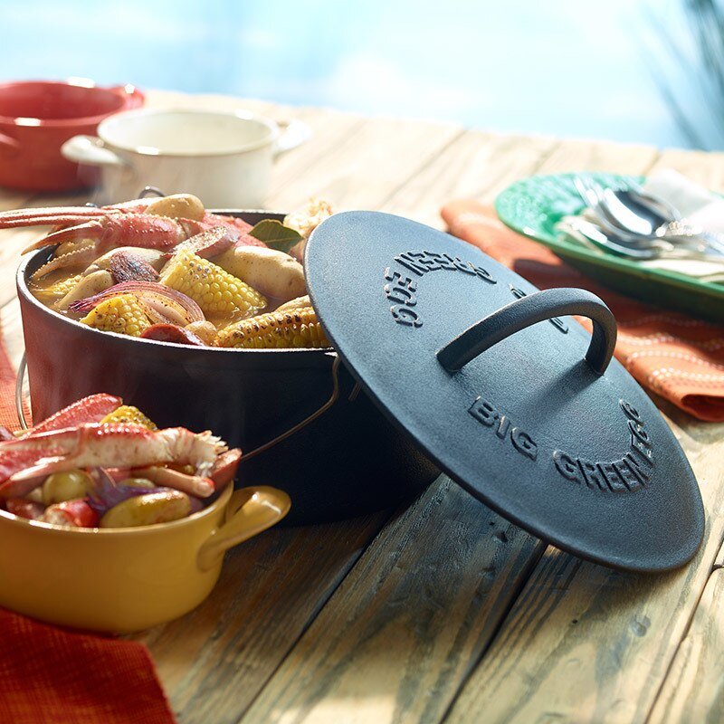 Big Green Egg 'Dutch Oven Cast Iron' - Smoked Bbq Co