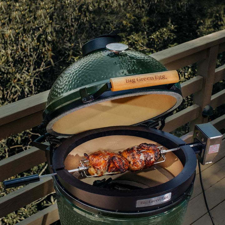Big Green Egg 'Rotisserie Kit' - LARGE - COMING SOON! - Smoked Bbq Co