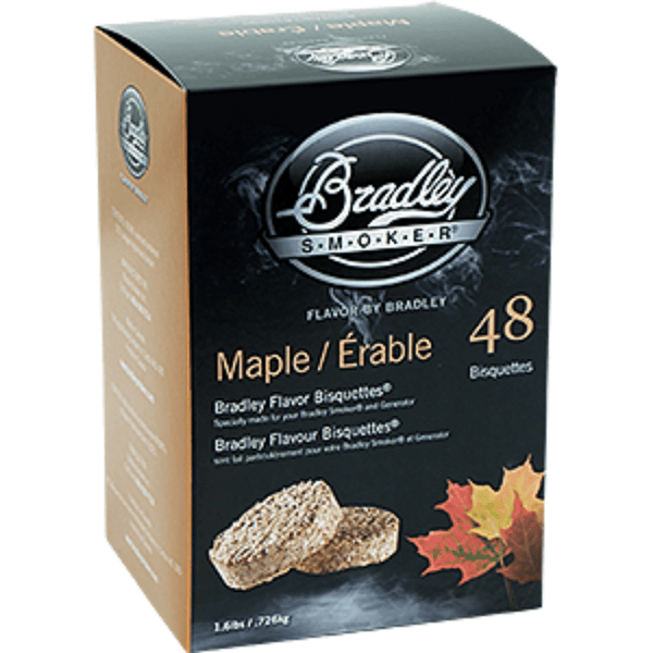 Bradley Bisquettes - Maple 48 Pack - Smoked Bbq Co
