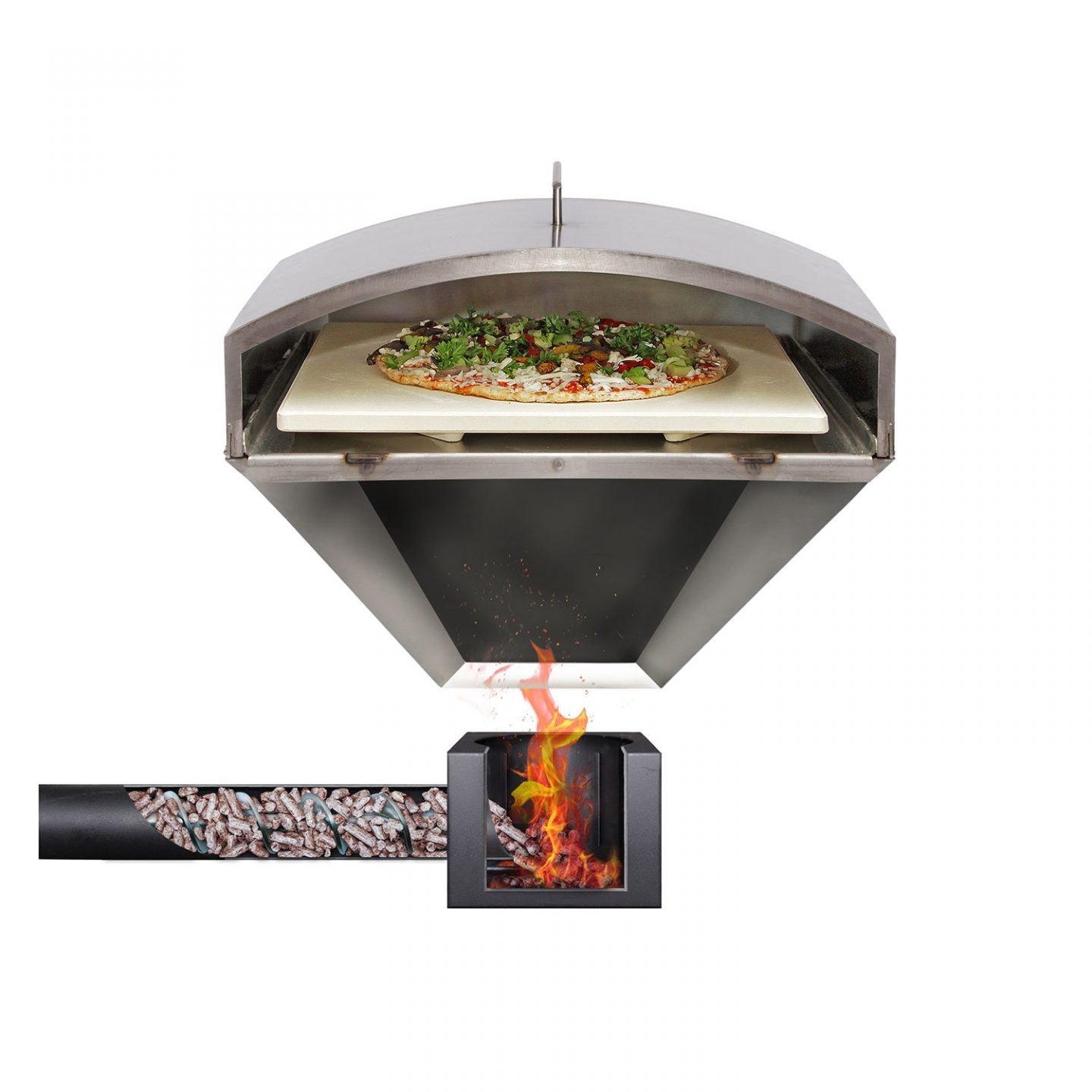 GMG Pizza Oven Attachment Suitable for Ledge/Peak - Smoked Bbq Co