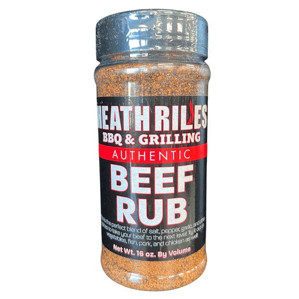Heath Riles 'Beef' Rub 16oz - Smoked Bbq Co
