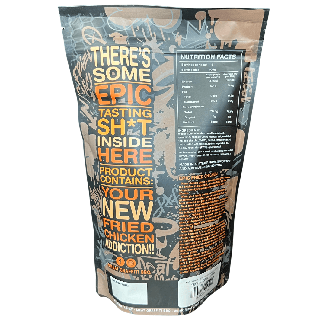 Meat Graffiti 'Original' Fried Chicken Coating 500g - Smoked Bbq Co