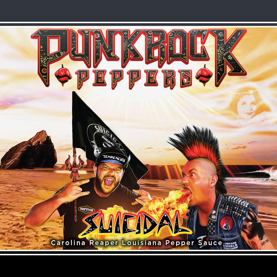 Punk Rock Peppers 'Suicidal' 150ml - Smoked Bbq Co