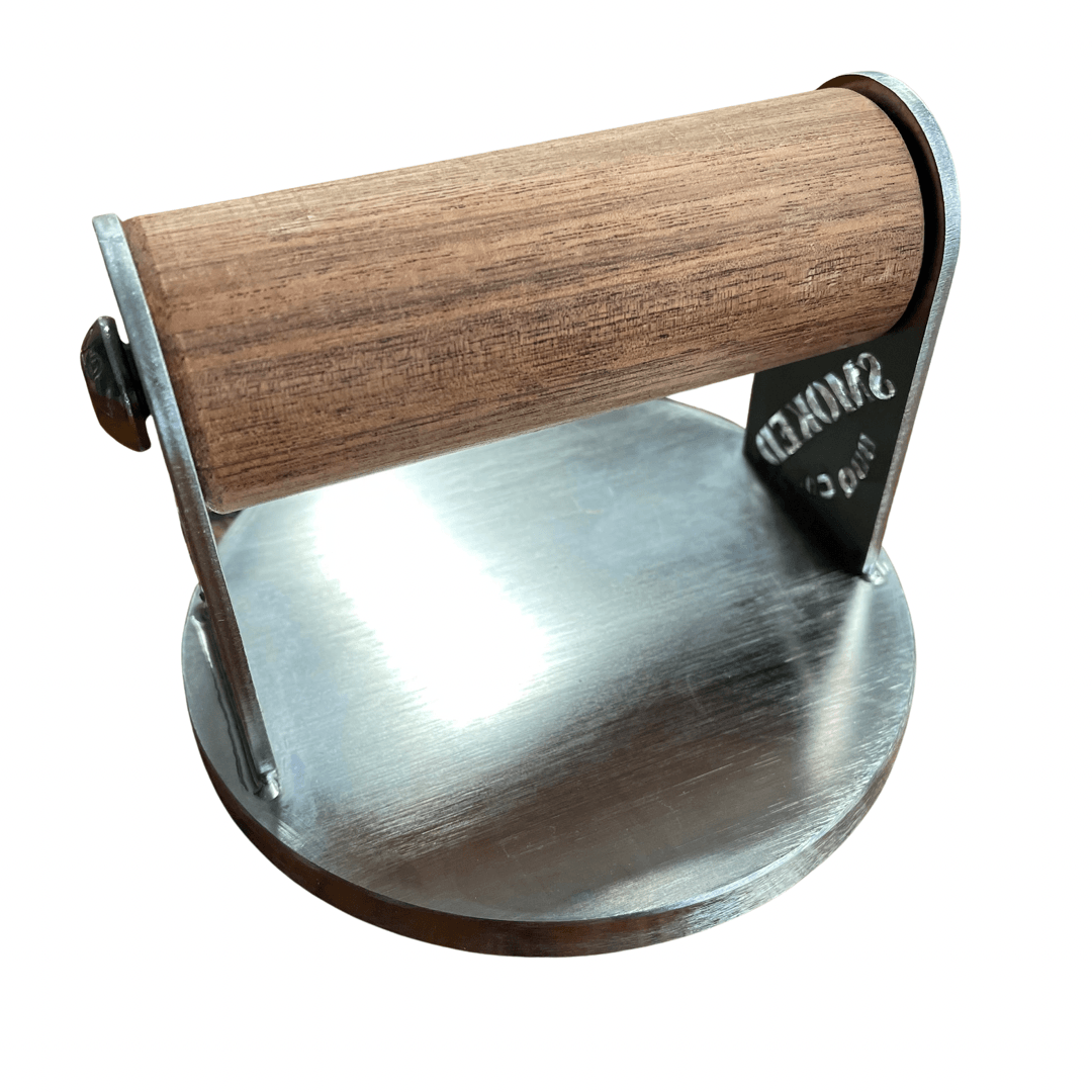 Smoked BBQ Co Burger Smasher 'Ironbark Handle" - Smoked Bbq Co