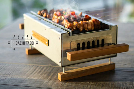 Japanese Yakitori cooking with a Hibachi Tabo Grill - Smoked Bbq Co