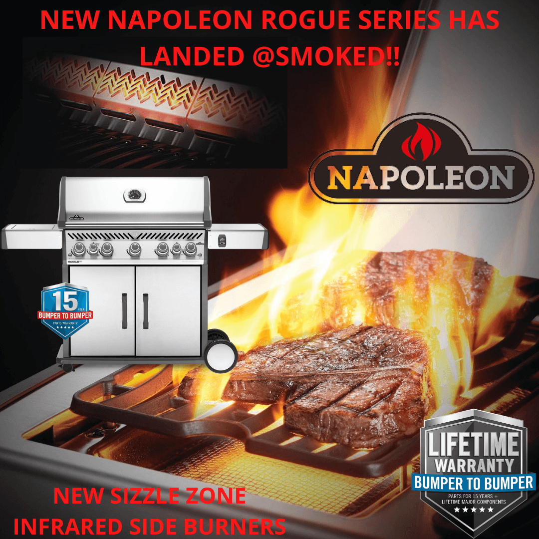 NEW Napoleon Rogue Series Has Landed - Infrared Sizzle Zone - Smoked Bbq Co