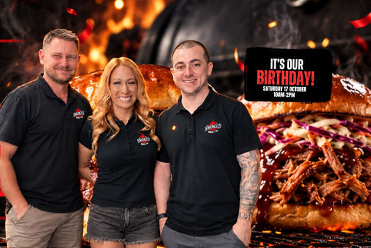 Mikey, Cassie, and Trent, and the birthday celebration notice