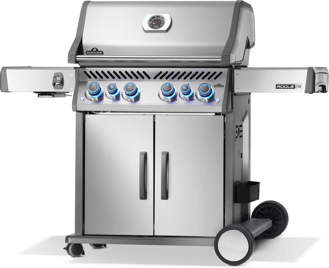 Napoleon Rogue Pro-S 525 SS 4 Burner BBQ with Infrared Sideburner