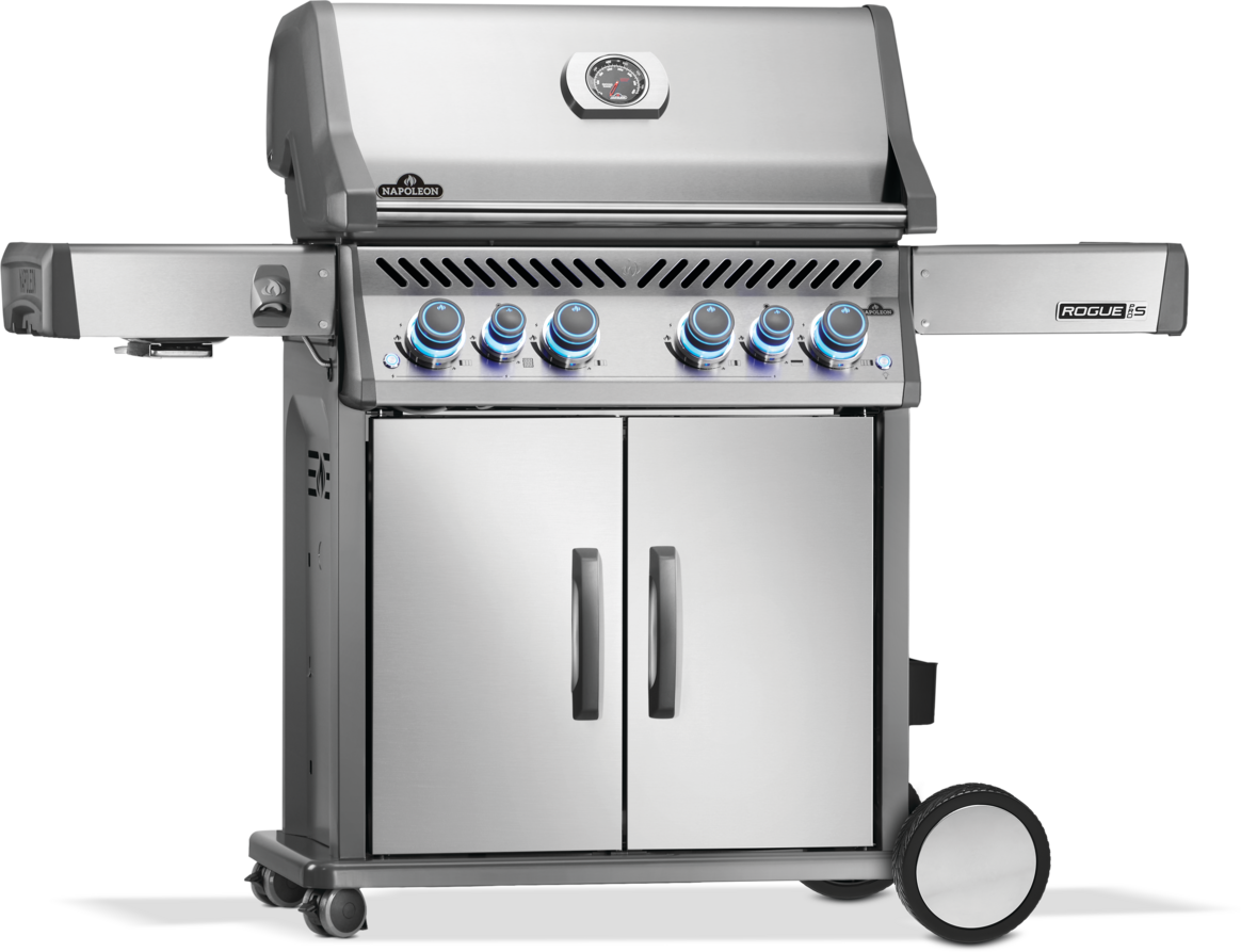 Napoleon Rogue Pro-S 525 SS 4 Burner BBQ with Infrared Sideburner