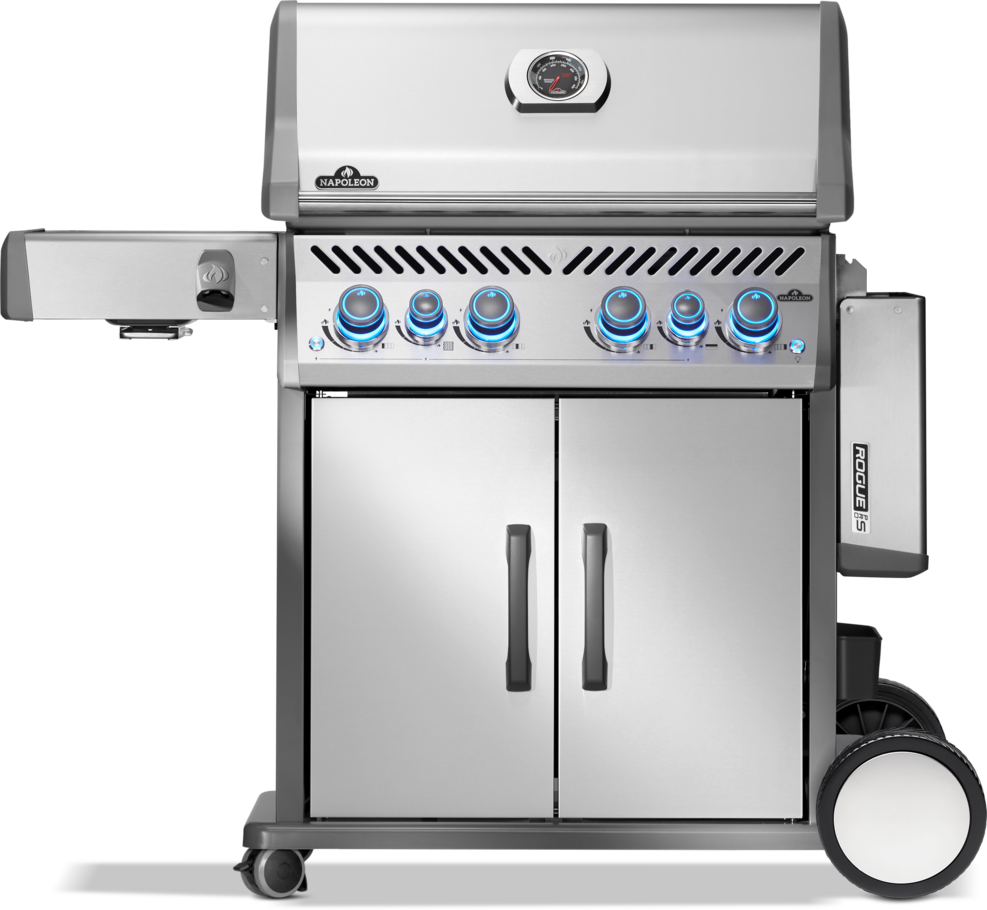 Napoleon Rogue Pro-S 525 SS 4 Burner BBQ with Infrared Sideburner
