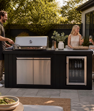 Bosston Bossworx Drop In Stainless Steel 4 Burner BBQ