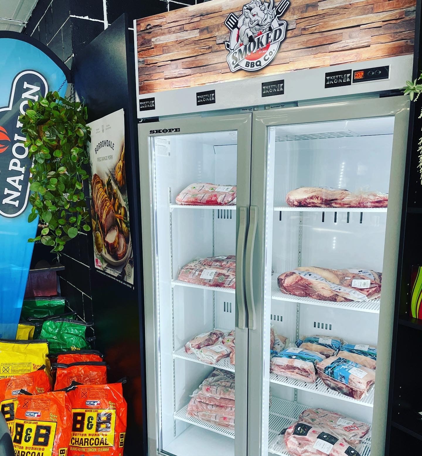 Smoked BBQ Co meat fridge