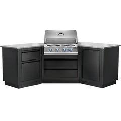 Napoleon Outdoor Kitchen with 32" Built In 700 Series BBQ - 45 Degree Corner