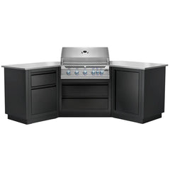 Napoleon Outdoor Kitchen with 38" Built In 700 Series BBQ - 45 Degree Corner