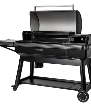 Black grill on a white background