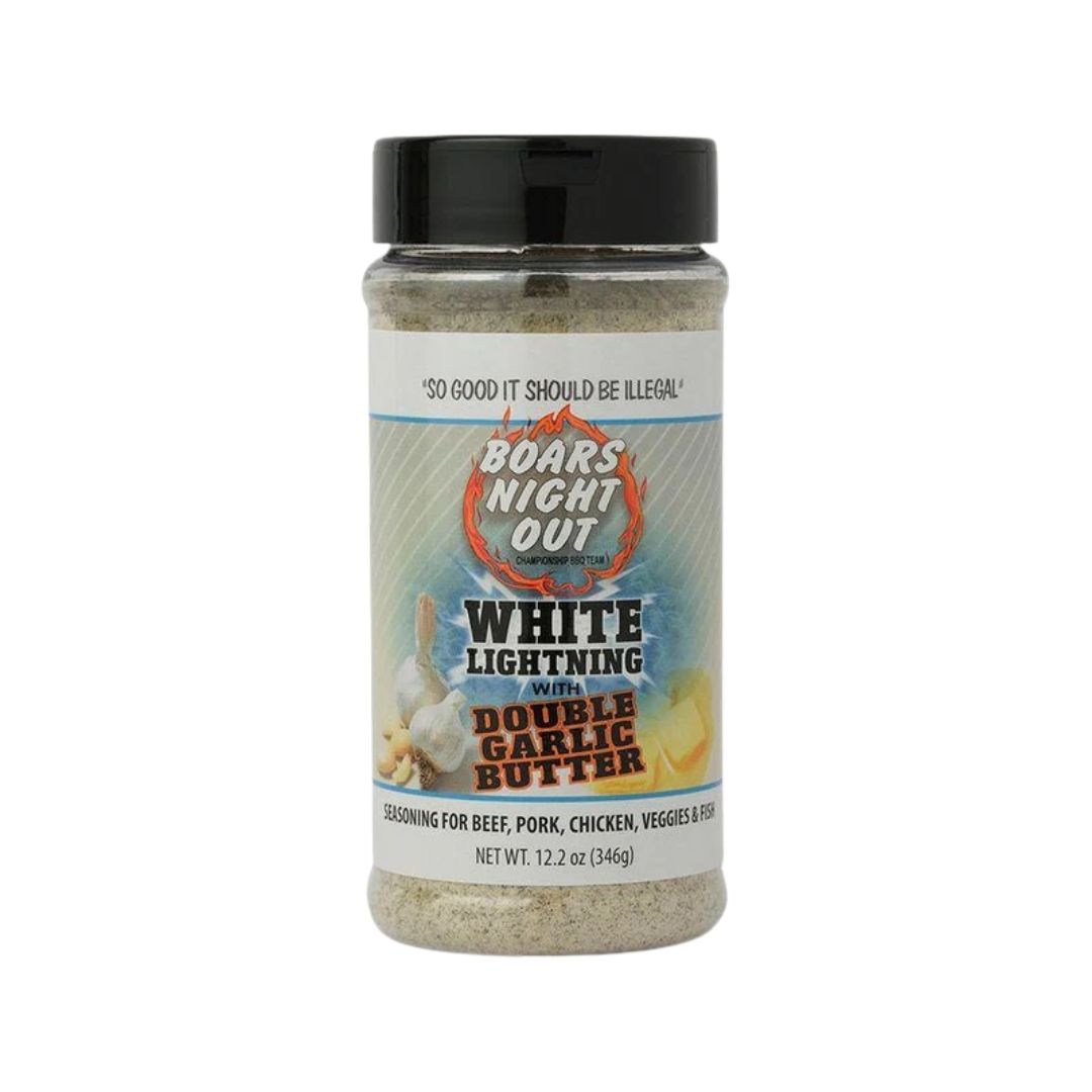 Boars Night Out 'White Lightning Double Garlic Butter' 12.2oz
