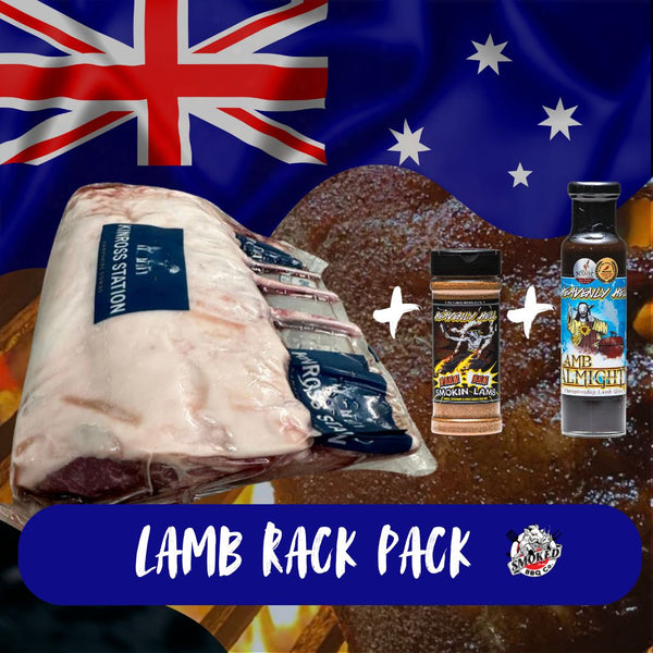 Australia Day Flavour Bomb Lamb Rack Pack - Smoked Bbq Co