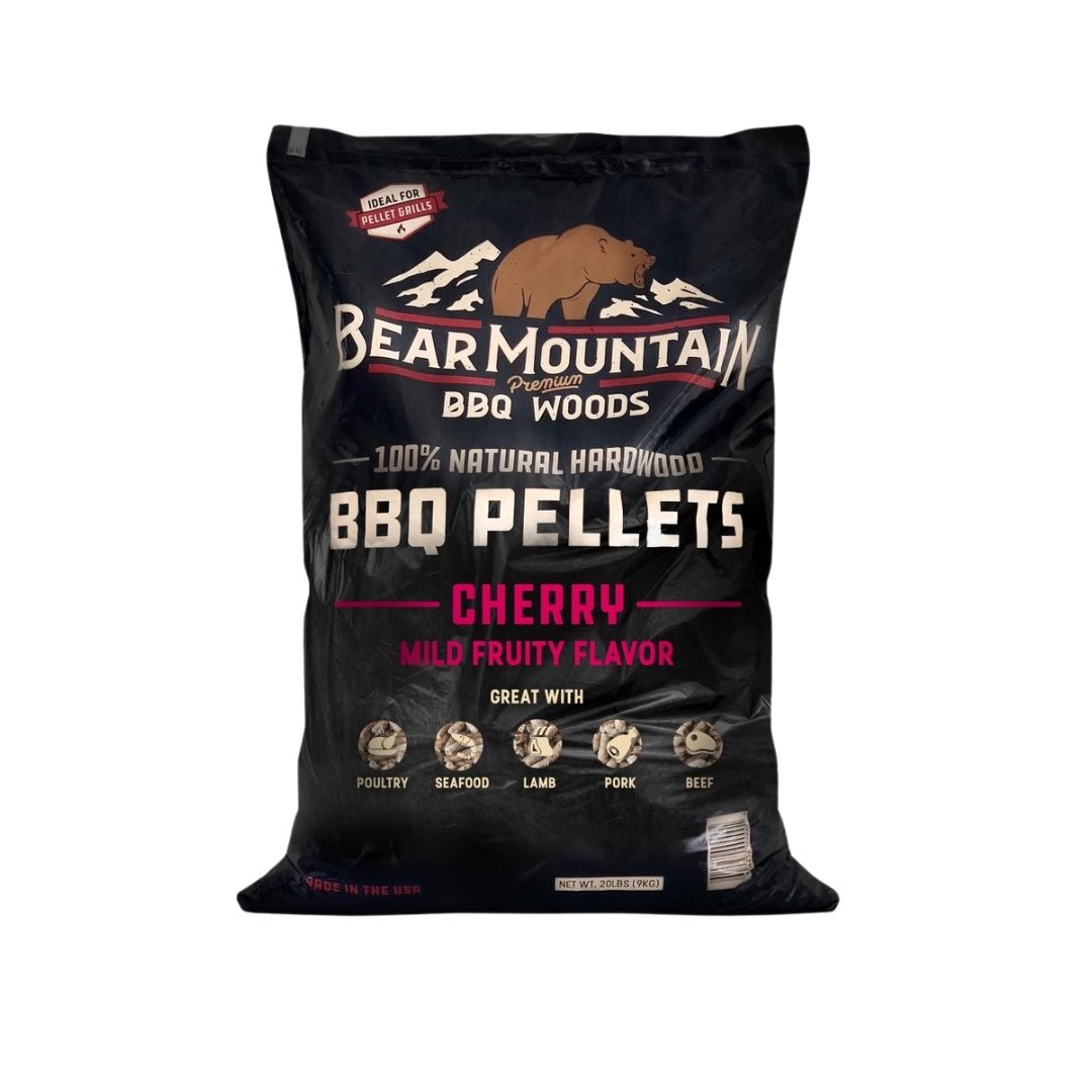 Bear Mountain Cherry BBQ Wood Pellets 9kg - Smoked Bbq Co