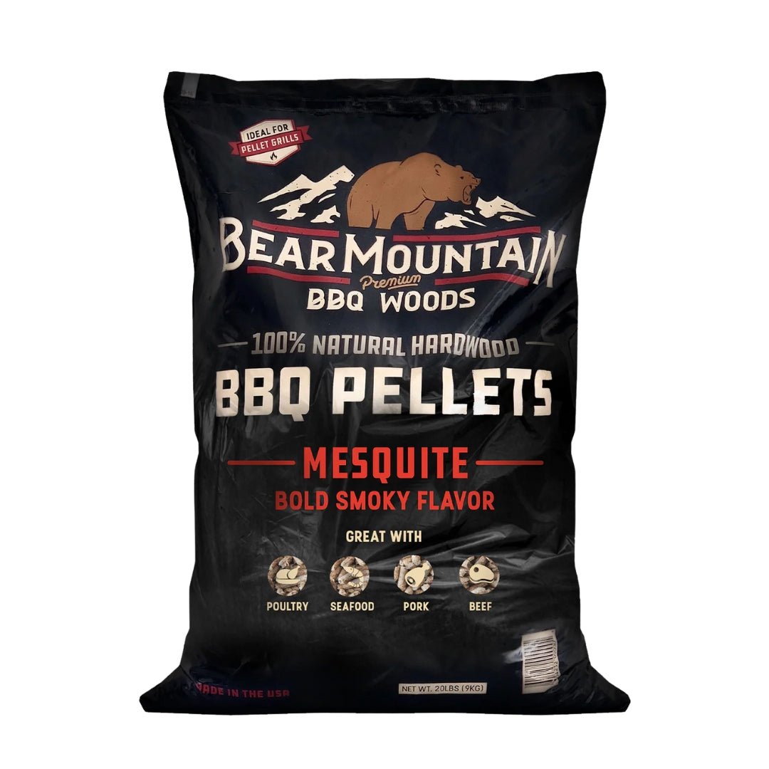 Bear Mountain Mesquite BBQ Wood Pellets 9kg - Smoked Bbq Co