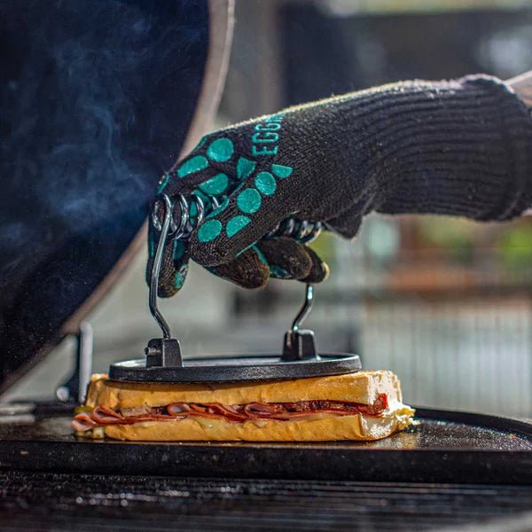 Big Green Egg Cast Iron Grill Press - Smoked Bbq Co