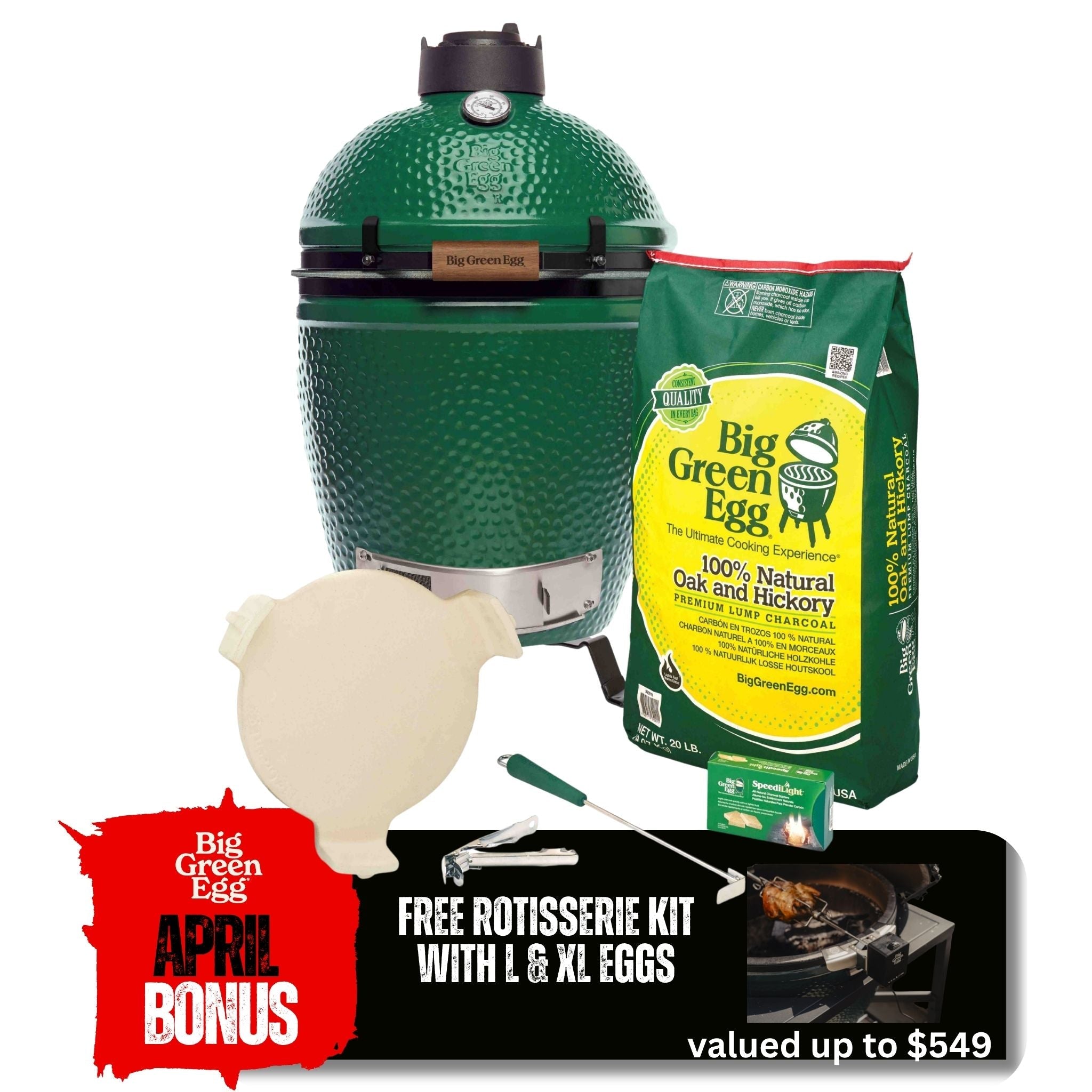 Big Green Egg 'Large Built In Bundle' - Smoked Bbq Co