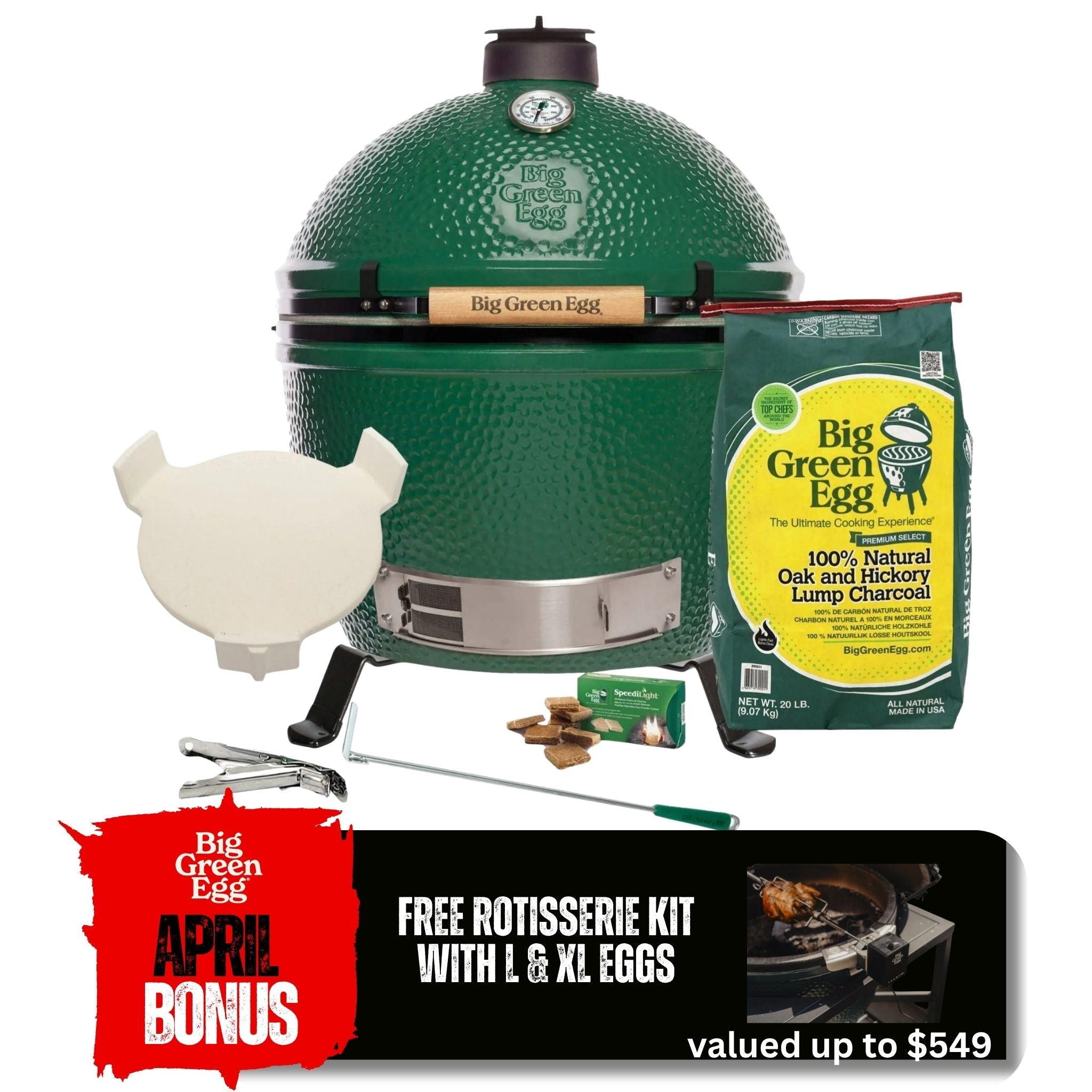 Big Green Egg 'XL Built In Bundle' - Smoked Bbq Co
