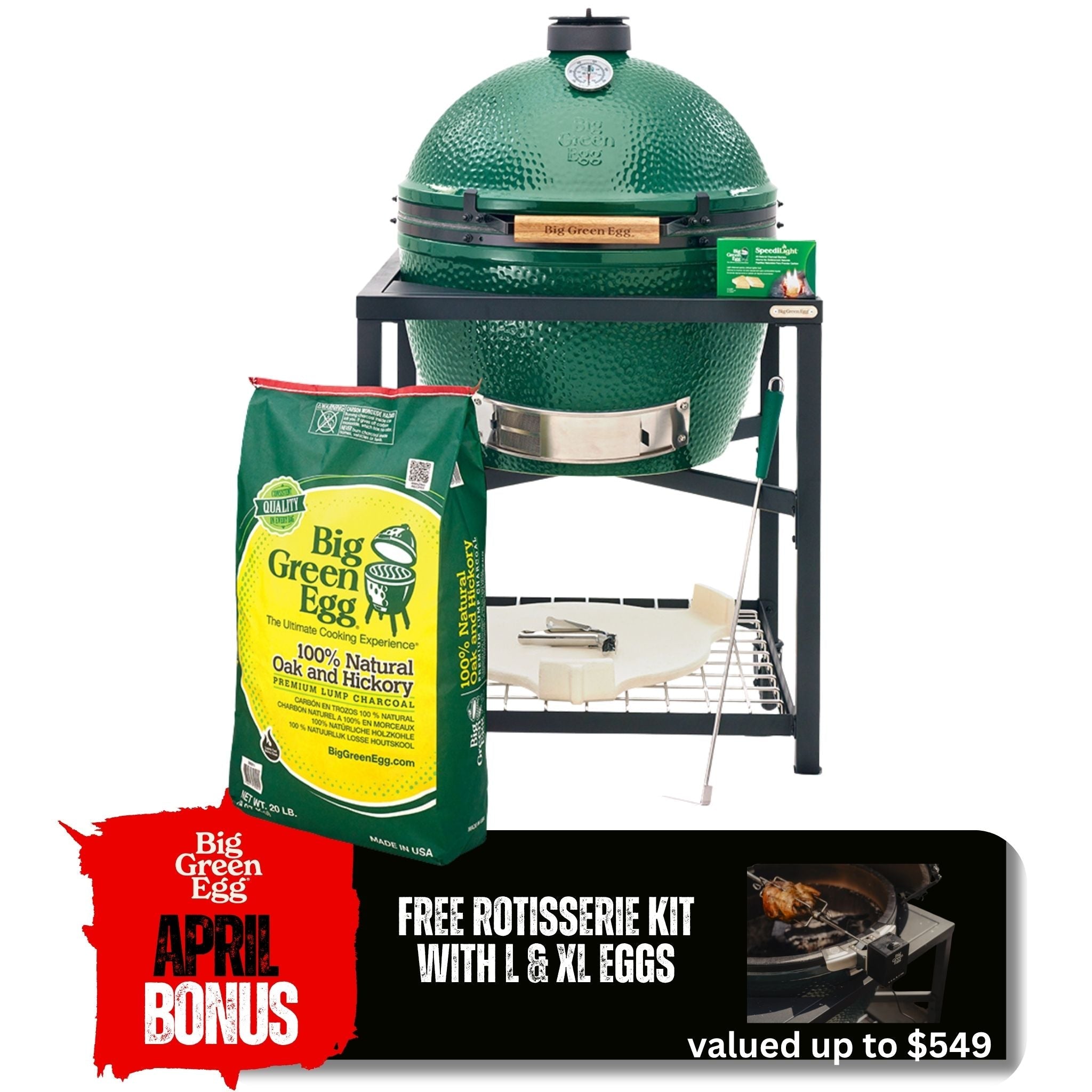 Big Green Egg 'XL Modular Nest Bundle' - Smoked Bbq Co