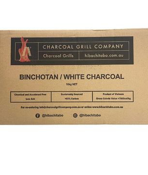 Binchotan White Charcoal - Premium Eucalyptus 10kg - Smoked Bbq Co