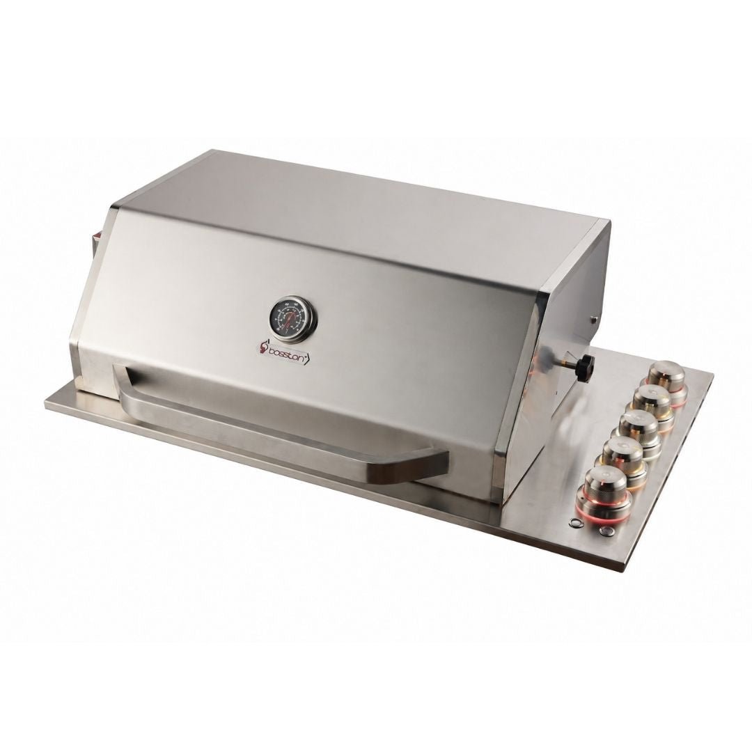 Bosston Bossworx Drop In Stainless Steel 4 Burner BBQ - Smoked BBQ Co.