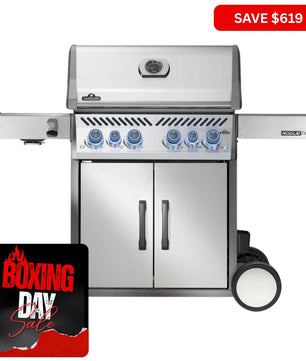 Napoleon Rogue Pro-S 525 SS 4 Burner BBQ with Infrared Sideburner
