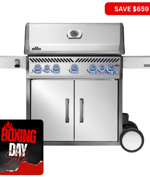 Napoleon Rogue Pro-S 625 SS 5 Burner BBQ with Infrared Sideburner