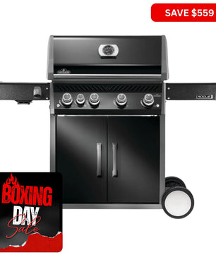 Napoleon Rogue Pro 525 Black 4 Burner BBQ with Infrared Sideburner