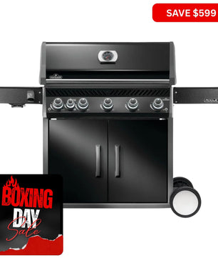 Napoleon Rogue Pro 625 Black 5 Burner BBQ with Infrared Sideburner