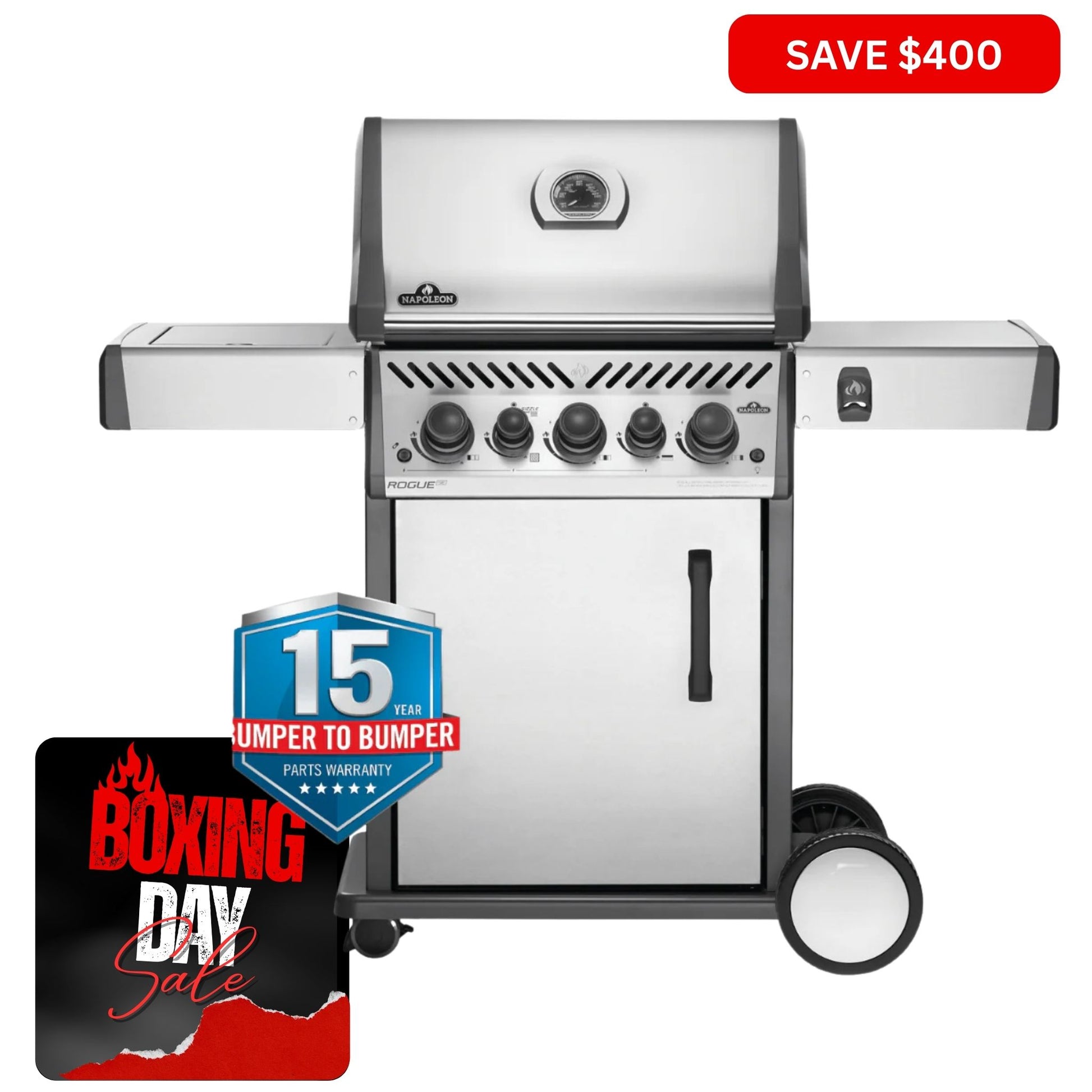 Napoleon Rogue Series 425 RSE With Infrared Rear & Side Burner