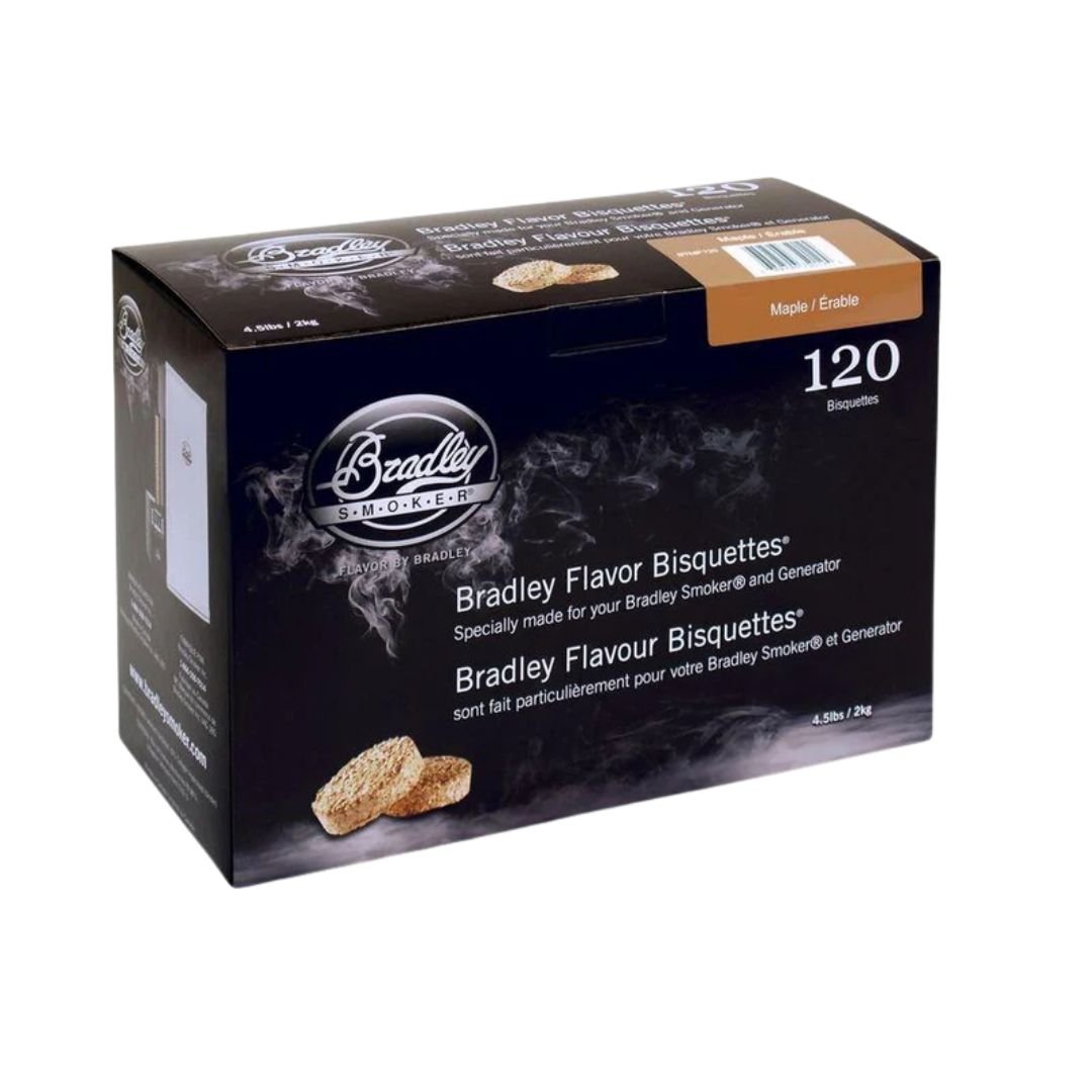 Bradley Bisquettes - Maple 120 Pack - Smoked Bbq Co