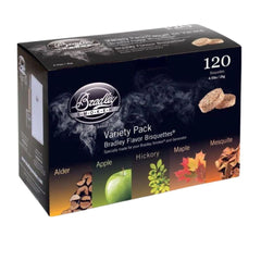 Bradley Smoker Bisquettes - 120 Variety Pack