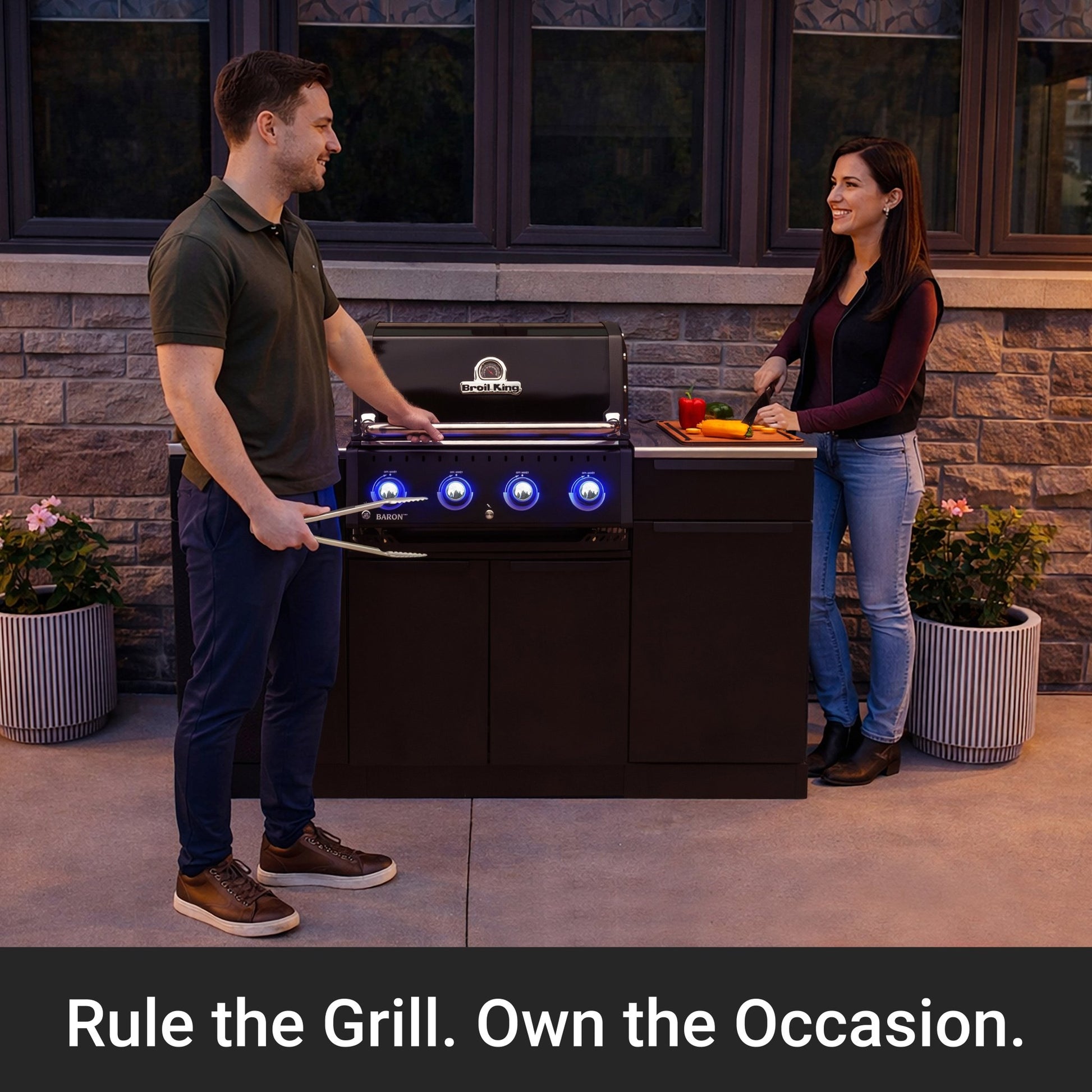 Broil King Baron 420i Pro Shadow Modular Outdoor Kitchen BBQ - Smoked BBQ Co.