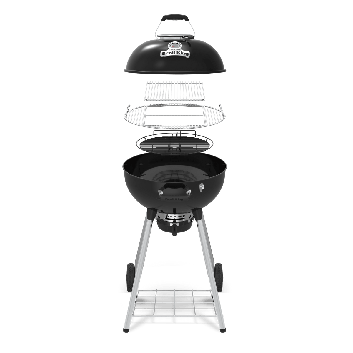Broil King Crown Charcoal Kettle Premium 57cm - Smoked BBQ Co.