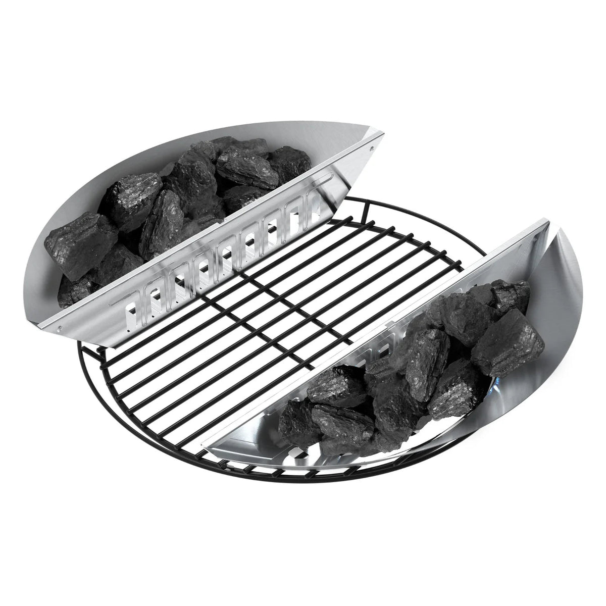 Broil King Stainless Steel Two Piece Charcoal Basket - Smoked BBQ Co.