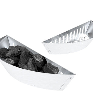 Broil King Stainless Steel Two Piece Charcoal Basket - Smoked BBQ Co.