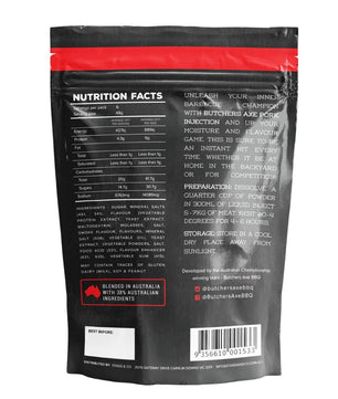 Butchers Axe 'Pork Injection' 500g - Smoked Bbq Co