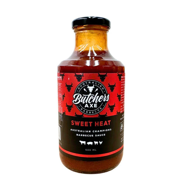 Butchers Axe 'Sweet Heat BBQ' Sauce 500ml - Smoked Bbq Co