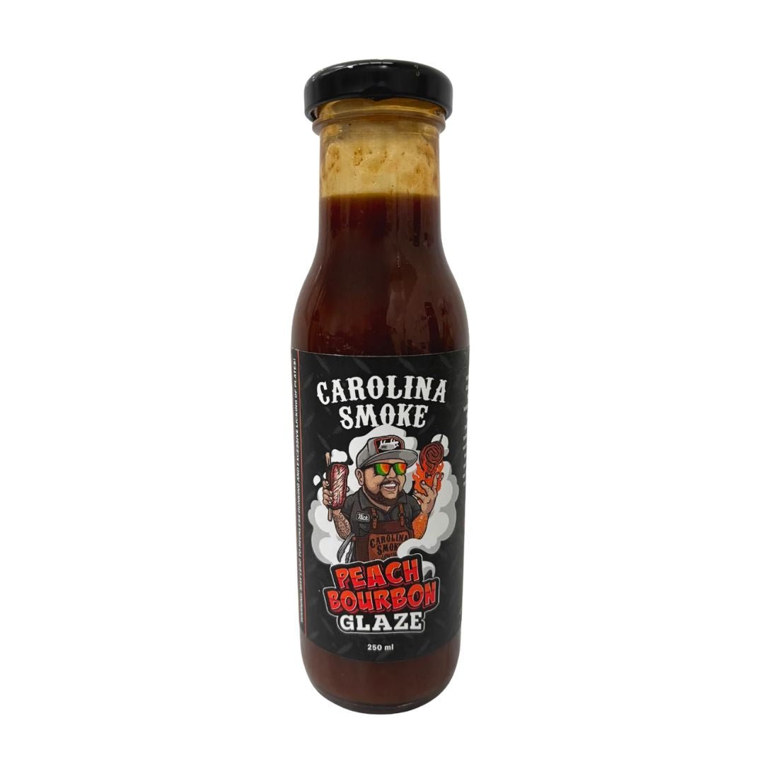 Carolina Smoke 'Peach Bourbon' Glaze 250ml - Smoked Bbq Co