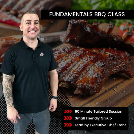 Chef Trent and Fundamentals BBQ Class information